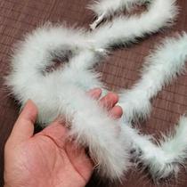 Turkey feather accessories feather strips handmade diy material velvet strips clothing skirt cuffs hair accessories decoration