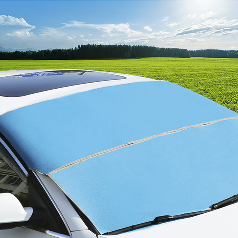 汽车用遮阳帘防晒隔热前挡风玻璃神器