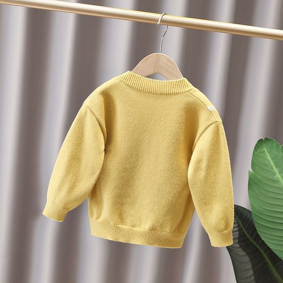 Boys Korean cartoon knitted cardigan sweater 2024 new fashionable baby baby wears spring and autumn thin coat trendy
Boys Korean cartoon knitted cardigan sweater 2024 new fashionable baby baby wears spring and autumn thin coat trendy