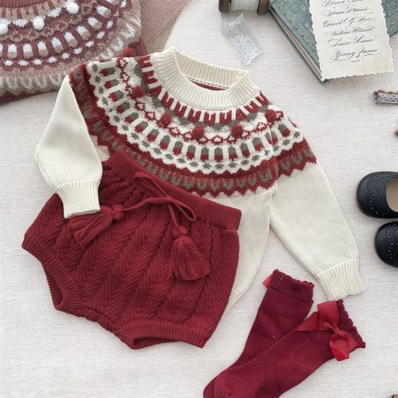 Children's sweater autumn and winter clothes baby l's Christmas sweater jacquard contrast ball pullover versatile wool pants for men and women
Children's sweater autumn and winter clothes baby l's Christmas sweater jacquard contrast ball pullover versatile wool pants for men and women