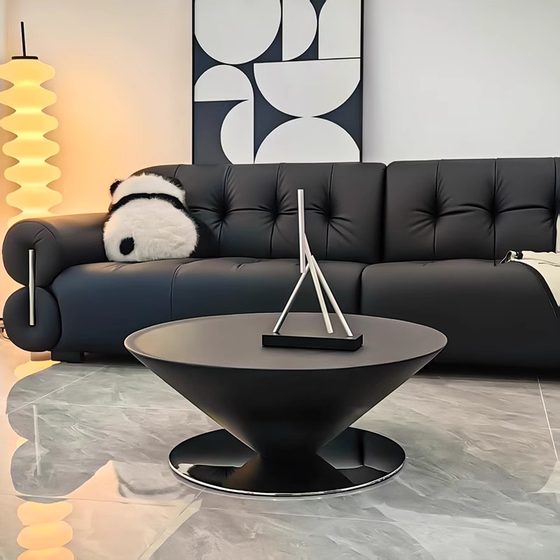 Floating UFO tea table designer new cream style light luxury high-end living room small apartment round tea table
Floating UFO tea table designer new cream style light luxury high-end living room small apartment round tea table