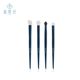 LADES/BLUE TISS 4-PC Smoke Blue Eyeshadow 브러시 세트 초보자를위한 소프트 휴대용 스토리지 휴대용 미니 전문가 LADES/BLUE TISS 4-PC Smoke Blue Eyeshadow 브러시 세트 초보자를위한 소프트 휴대용 스토리지 휴대용 미니 전문가