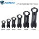 Astro Ultra-Light Mountain Bike Handlebar 라이저 7도 17도 25도 35도 양성 및 부정적인 각도 도로 손잡이 줄기 Astro Ultra-Light Mountain Bike Handlebar 라이저 7도 17도 25도 35도 양성 및 부정적인 각도 도로 손잡이 줄기