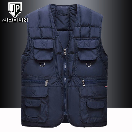 Men's down cotton vest multi-pocket workhorse clip windproof F warm outdoor vest jacket large size winter hd
Men's down cotton vest multi-pocket workhorse clip windproof F warm outdoor vest jacket large size winter hd