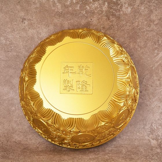 순수한 구리 데일리 두 골드 구리 동전 항아 순수한 구리 데일리 두 골드 구리 동전 항아