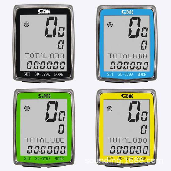 자전거 코드 SD-579 Shundong Sunding Code Meter 유선 주행 거리계 백라이트 속도 속도 영어 자전거 코드 SD-579 Shundong Sunding Code Meter 유선 주행 거리계 백라이트 속도 속도 영어