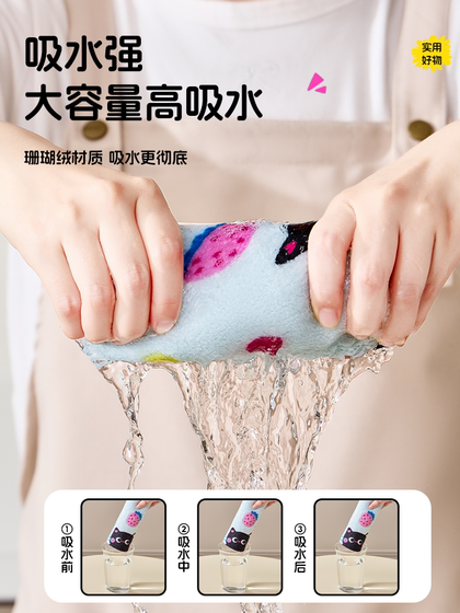 부엌 래그 새끼 고양이 고양이 산호 벨벳 접시 식당 두꺼운 물 흡수성 석유가없는 청소 타월을위한 부엌 싱크대 부엌 래그 새끼 고양이 고양이 산호 벨벳 접시 식당 두꺼운 물 흡수성 석유가없는 청소 타월을위한 부엌 싱크대