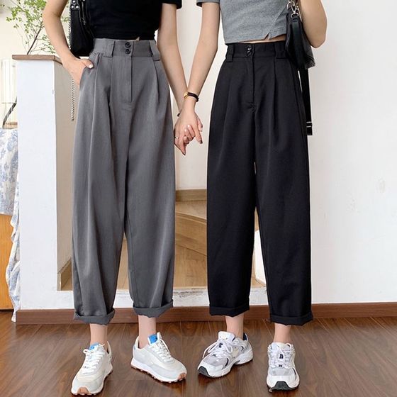 Large size women's casual suit pants 2024 new x style spring fat girl Piya straight wide-leg pants loose
Large size women's casual suit pants 2024 new x style spring fat girl Piya straight wide-leg pants loose