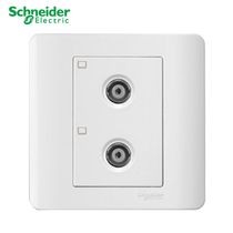 Schneider clearance E8400 Tap White dual TV socket two position two position E8432TVS WE