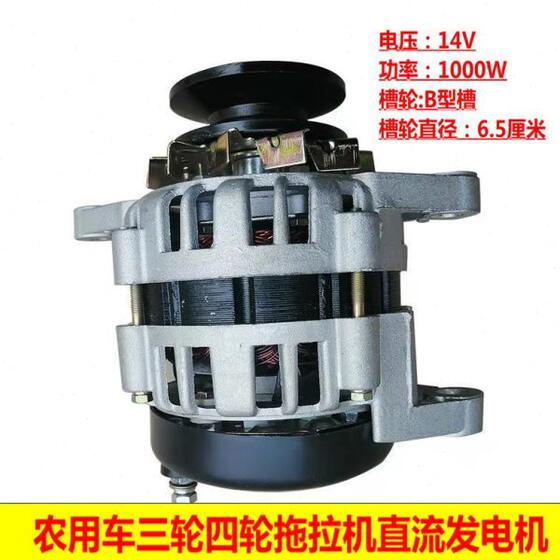 농업용 차량 트럭 3 륜 4 륜 트랙터 수정 차량 14V1000W 고전력 영구 자석 DC 발전기 농업용 차량 트럭 3 륜 4 륜 트랙터 수정 차량 14V1000W 고전력 영구 자석 DC 발전기