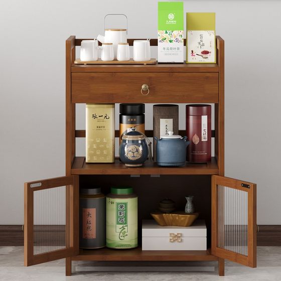 Tea table, household small tea table, movable small cart with wheels, tea table, sofa side table, tea water rack, multifunctional storage rack Tea table, household small tea table, movable small cart with wheels, tea table, sofa side table, tea water rack, multifunctional storage rack