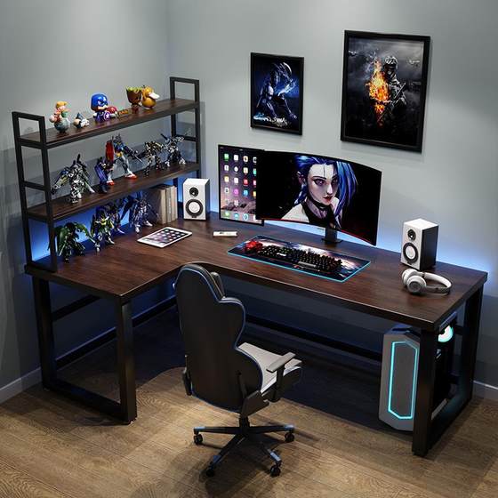 Solid wood corner desk home desktop computer table corner corner desk corner corner workbench L -type student learning table Solid wood corner desk home desktop computer table corner corner desk corner corner workbench L -type student learning table