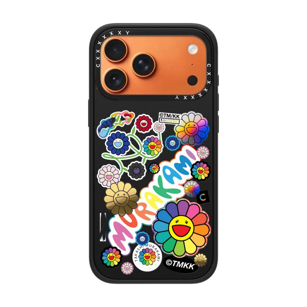 cxxxxxxy联名第三弹村上隆太阳花FLOWERS BLOOM苹果17promax手机壳适用