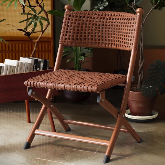 German foldable rattan chair household balcony rattan chair elderly backrest seat outdoor camping stool
German foldable rattan chair household balcony rattan chair elderly backrest seat outdoor camping stool