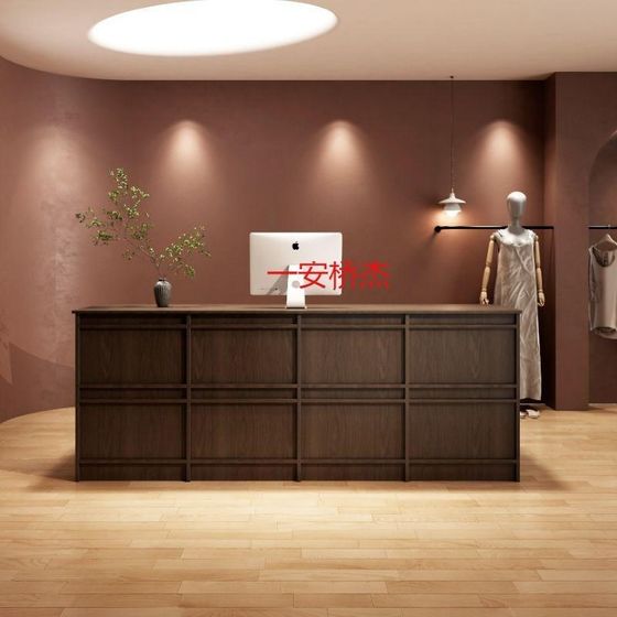 JH clothing store cashier Taiwan minimalist women's clothing store small counter commercial cream bars retro front platform reception platform
JH clothing store cashier Taiwan minimalist women's clothing store small counter commercial cream bars retro front platform reception platform