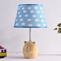Student dormitory table lamp color cartoon pattern childrens room desk bedside lamp