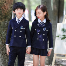 New primary and secondary school students class uniforms British style small suit dress 1 2 3 4 fifth grade aristocratic school uniform vest set