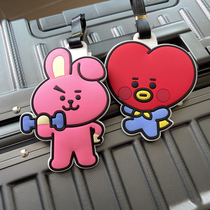 South Korea BT21BABY series cartoon trolley bag sign travel anti-lost name tag boarding travel tag