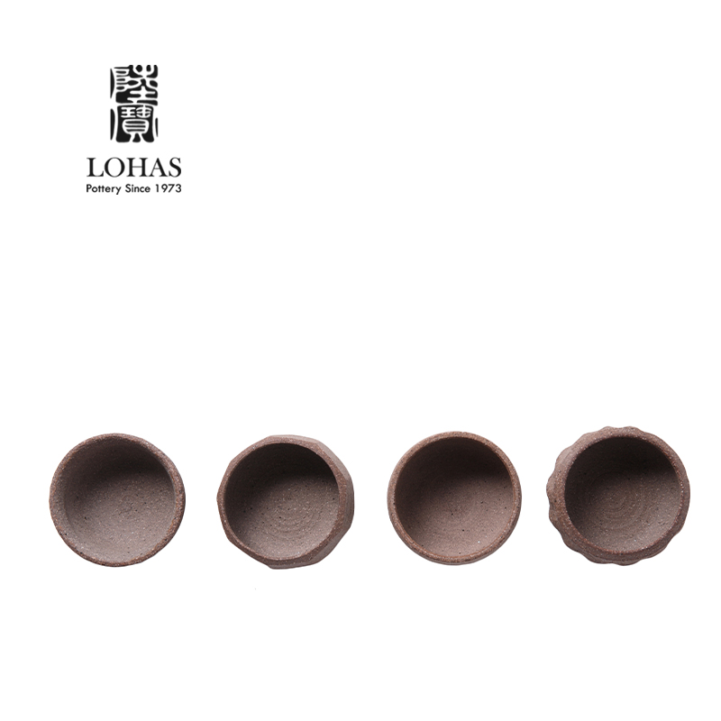 Lupao ceramic cup undressed ore small cup sample tea cup individual cup masters cup tea cups with ore pot