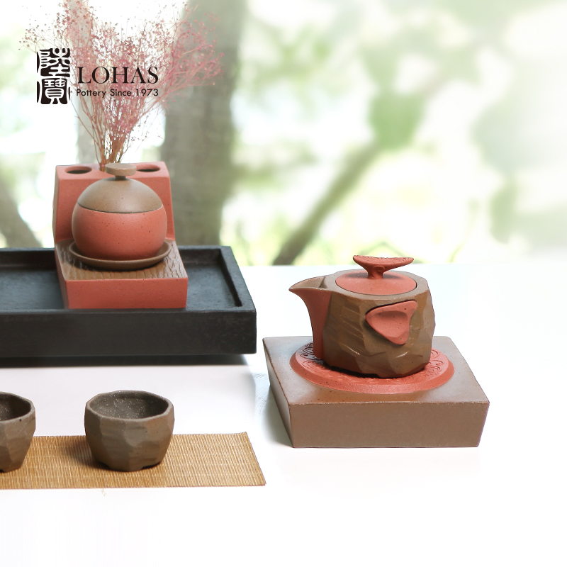 The Pot bearing a Pot saucer tray lupao ceramic tea set with parts Japanese dry mercifully machine in Taiwan