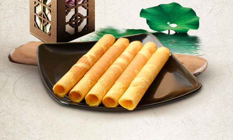 香港美心蛋卷448g/盒32条精致原味鸡蛋卷港式