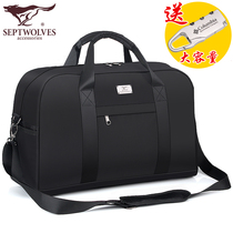 Seven Wolves Carry-on Travel Bag Men Business Trips Single Shoulder Luggage Bags Oxford Cloth Casual Fitness Bag Travel Bag Men