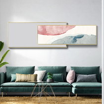 Nordic living room decoration painting sofa banner background wall light luxury hanging painting modern simple bedroom bedside abstract mural