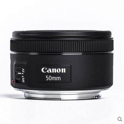 Canon 50mmF1.8STM ລຸ້ນທີສາມ ລຸ້ນໃໝ່ ຂະໜາດນ້ອຍ 501.8 ຮູຮັບແສງຂະໜາດໃຫຍ່ ເລນໂຟກັສໂຟກັສຄົງທີ່