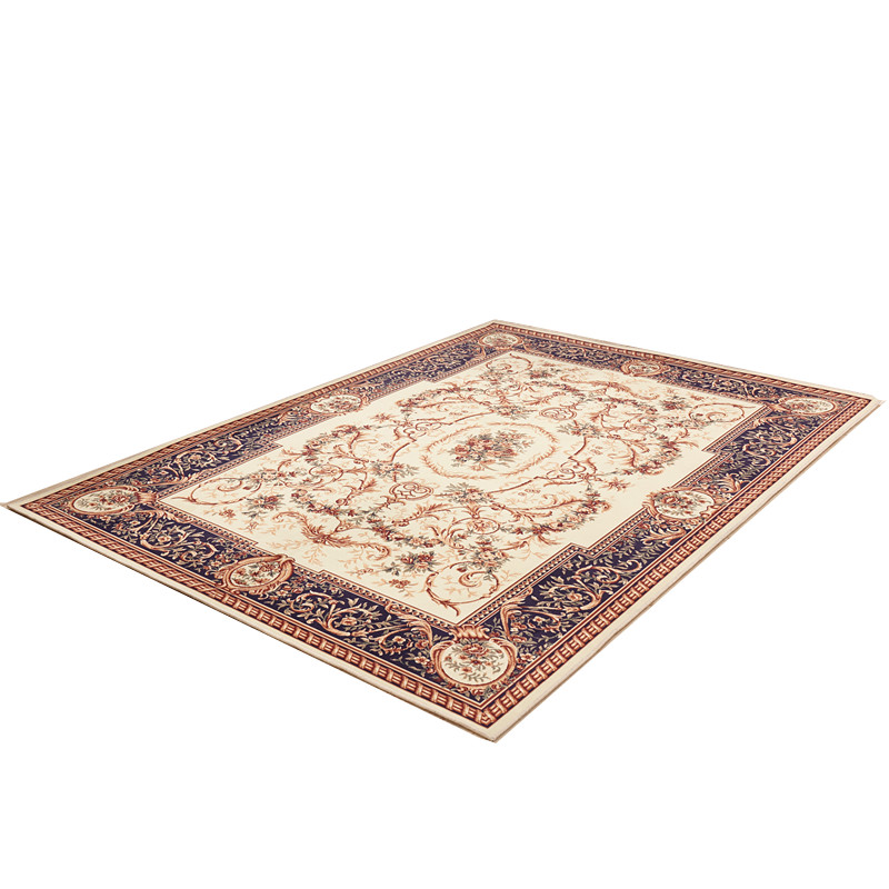 欧式混纺地毯客厅地毯卧室地毯美式中式茶几地毯长方形大地毯产品展示图1