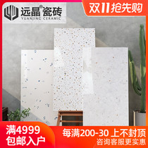Yuan Jing 600x1200 terrazzo office living room bright floor tiles dining room large plate light tile kitchen bathroom wall tiles