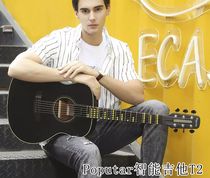 Poputar T2 Smart Guitar Beginners 36-inch Veneer Folk Guitar Male and Female Students' Musical Instruments