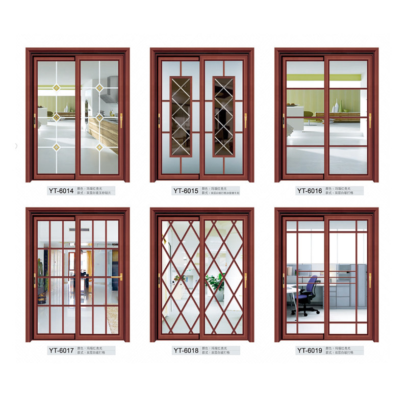 上海雨田名门阳台推拉移门双层玻璃钛铝合金室内中空钢化厨房定制