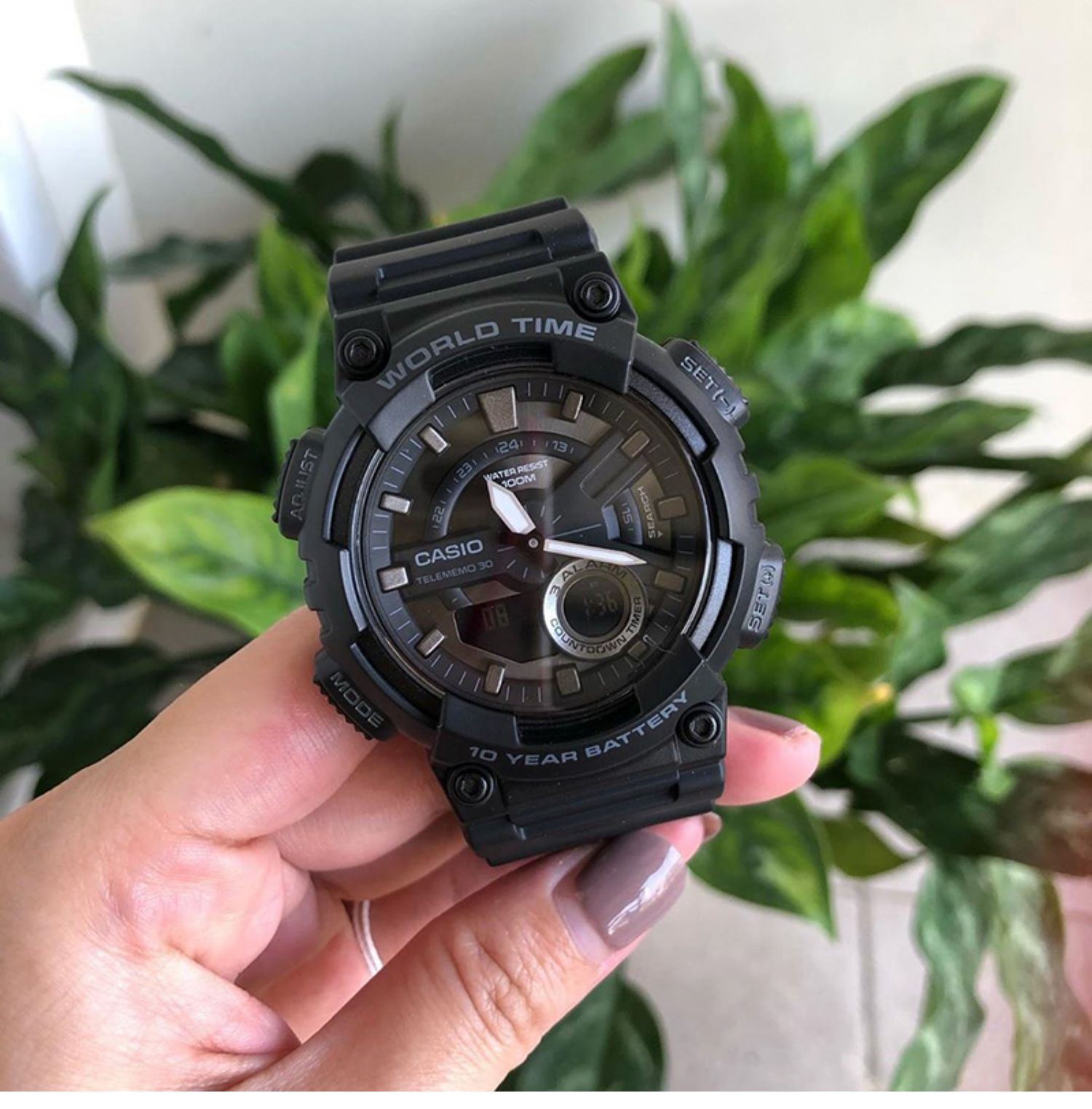 卡西欧 casio手表男士经典复古黑金防水学生表aq-s810w/ aeq-110w -