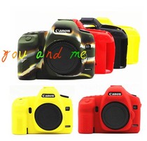 Suitable for Canon 5DMARKII 5D2 5D3 5D4 SLR camera bag Silicone case Protective case Anti-fall camera