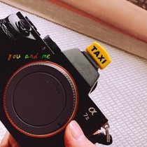 TAXI yellow TAXI camera flash protective cover hot boots cartoon Canon 5D4 M6 Nikon Sony A7M4