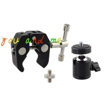 Camera powerful clip gimbal clip large crab clamp spherical gimbal multi-function powerful clip camera accessories