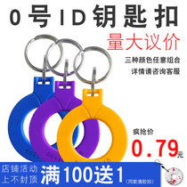 No 0 ID card ban card keychain card ID community access control card induction card attendance card Custom IC card keychain
