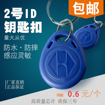 Mingtai No 2 access control ID card keychain card ID card smart card induction card ID attendance card IC card keychain card