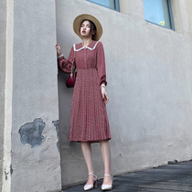 Hong Kong Chaos Temperament Fairy Snowy Spinning Dress 2022 Spring Autumn New Womens Dress Korean Version Fashion 100 Hitch Underdress