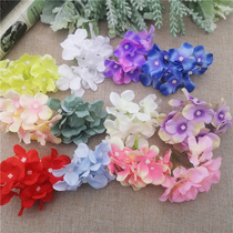 Flower Wall Floe Balls Fake Flowers Simulation Flowers Handmade Diy Accessories Bouquet Silk Flowers Home Flower Heads Embroidered Ball Flowers 4 Forks 12 Pieces