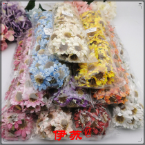 Fake Flowers Green Plant Plastic Flowers Indoor Wall-mounted Floral Ring Handmade Diy Accessories Flower Ring Material Sun Flower Daisy Flowers