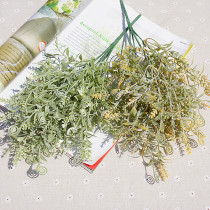 Brief Eu ins5 Fork Add Powder Seahorse Grass Emulation Florist Home Decoration Flower Pendulum Wedding Photography Handmade Diy