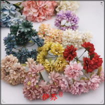 Mini bouquet retro Fancy Flowers Dry Flowers Home Simulation Flowers Decoration Flowers bouquet embroidered with small flowers handmade diy