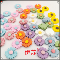 2 1cm Hairpin Clips Accessories Flowers Hair Accessories Chicks Daisy Haircut Handmade Diy Accessories Material Fake Flowers Plastic Flowers
