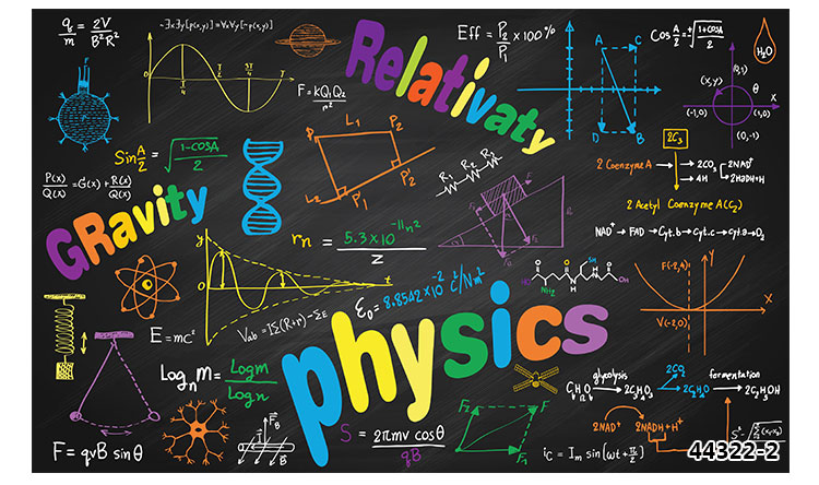 复古黑板涂鸦墙纸数学方程式公式思维图壁画工作培训室儿背景壁纸