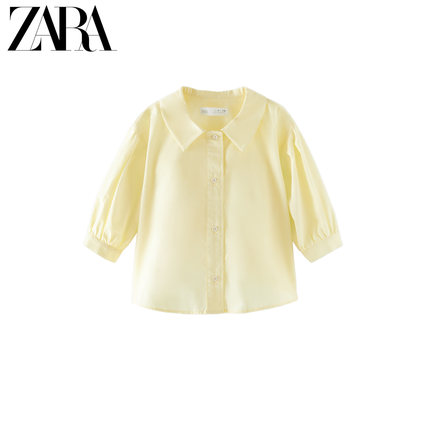 ZARA 童装女童  蓬蓬袖衬衫 06608602300,降价幅度43.2%