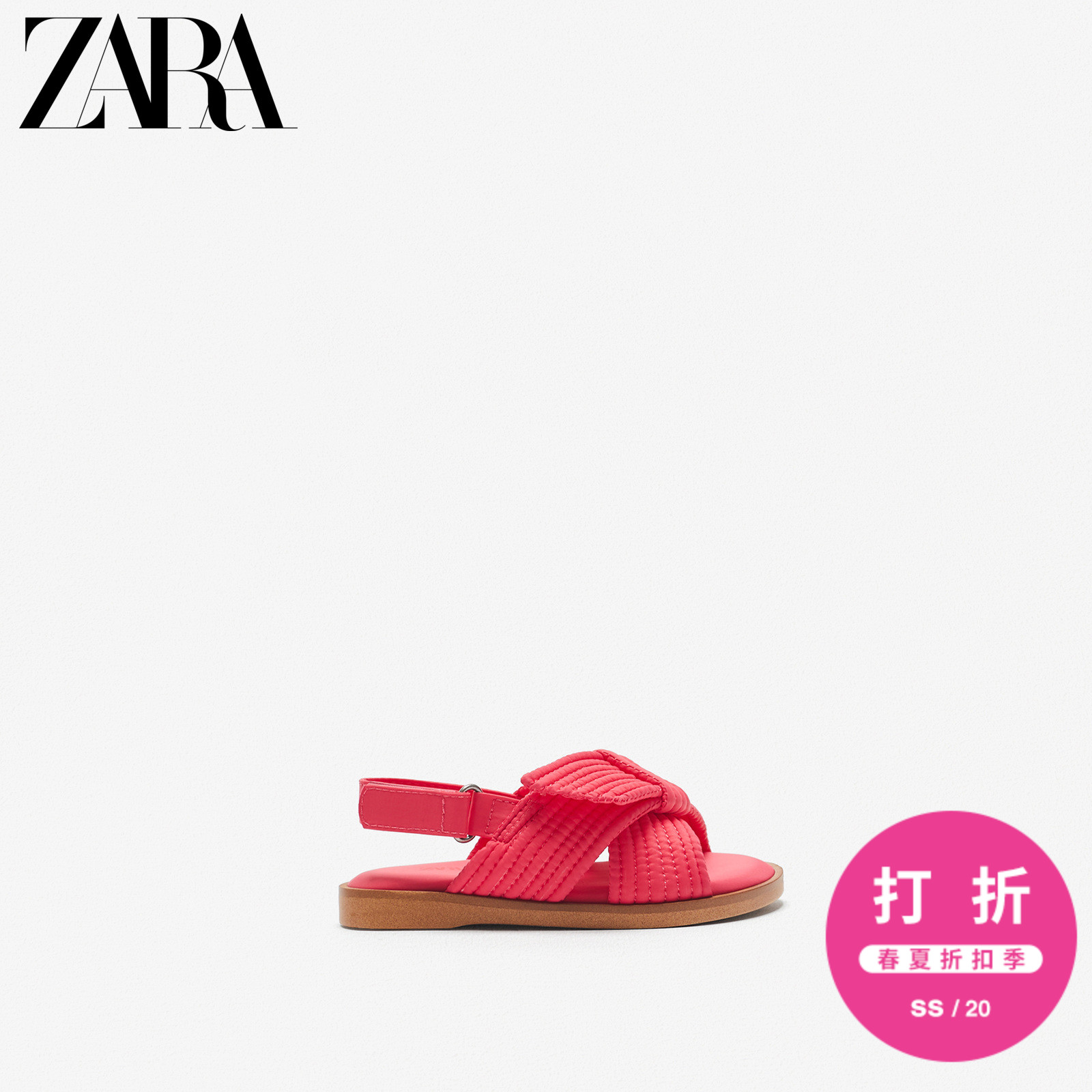 ZARA 新款 童鞋幼童 春夏新品 蝴蝶结饰凉鞋 16623530070