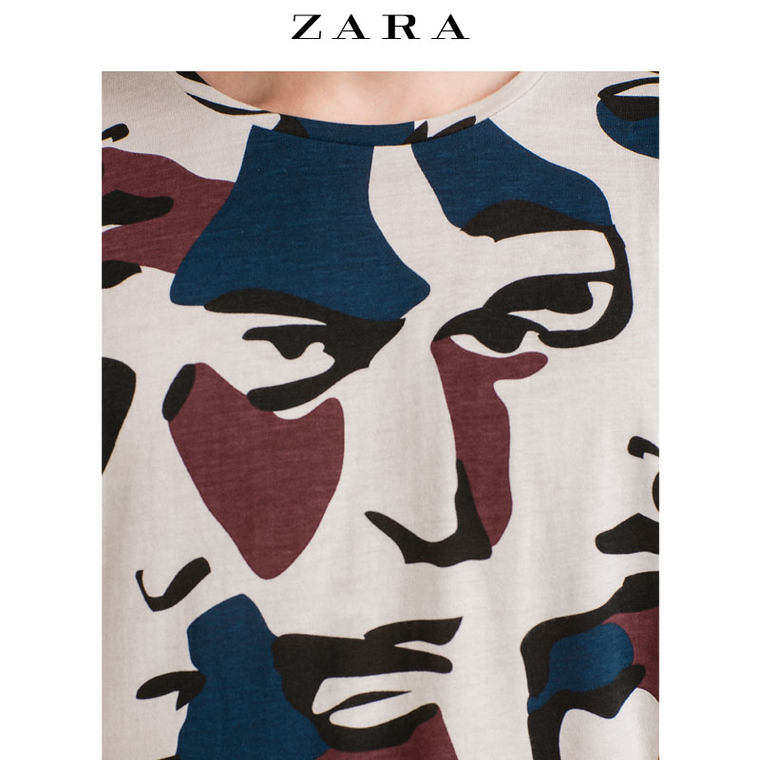 ZARA 男装 印花 T 恤 01165307052