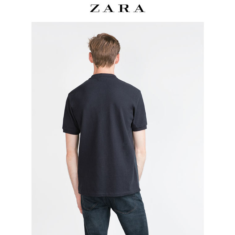 ZARA 男装 领带印花马球衫 00679307401