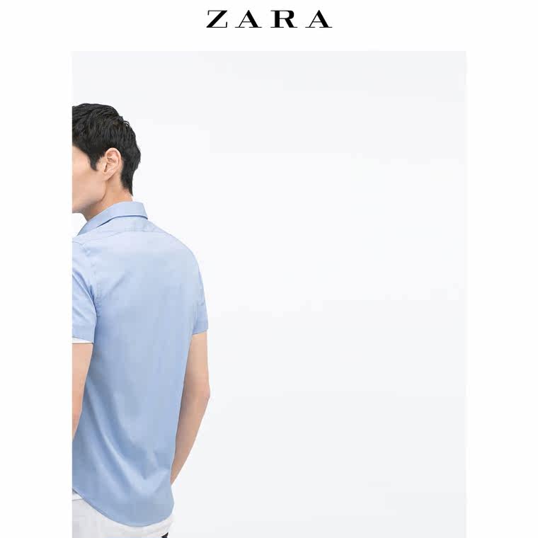 ZARA 男装 弹性衬衫。 04206471400